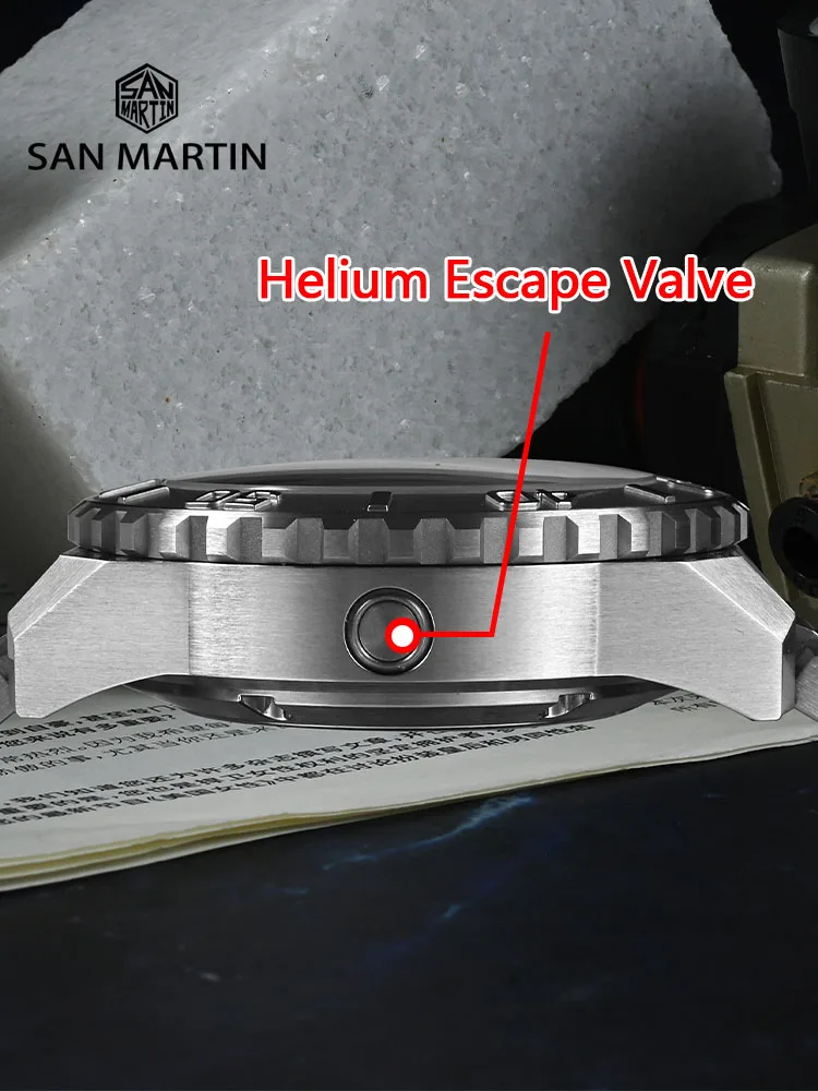 ساعة سان مارتن 1000 متر مقاوم للماء 43 مللي - Image 4