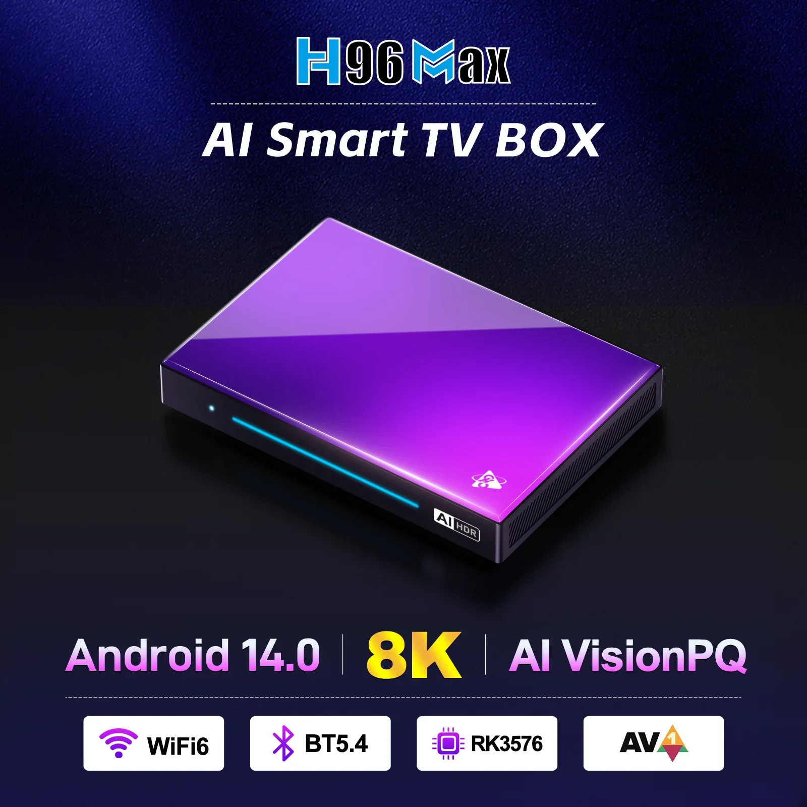 جهاز H96 MAX RK3576 M9 - مشغل وسائط (TV Box) - Image 2