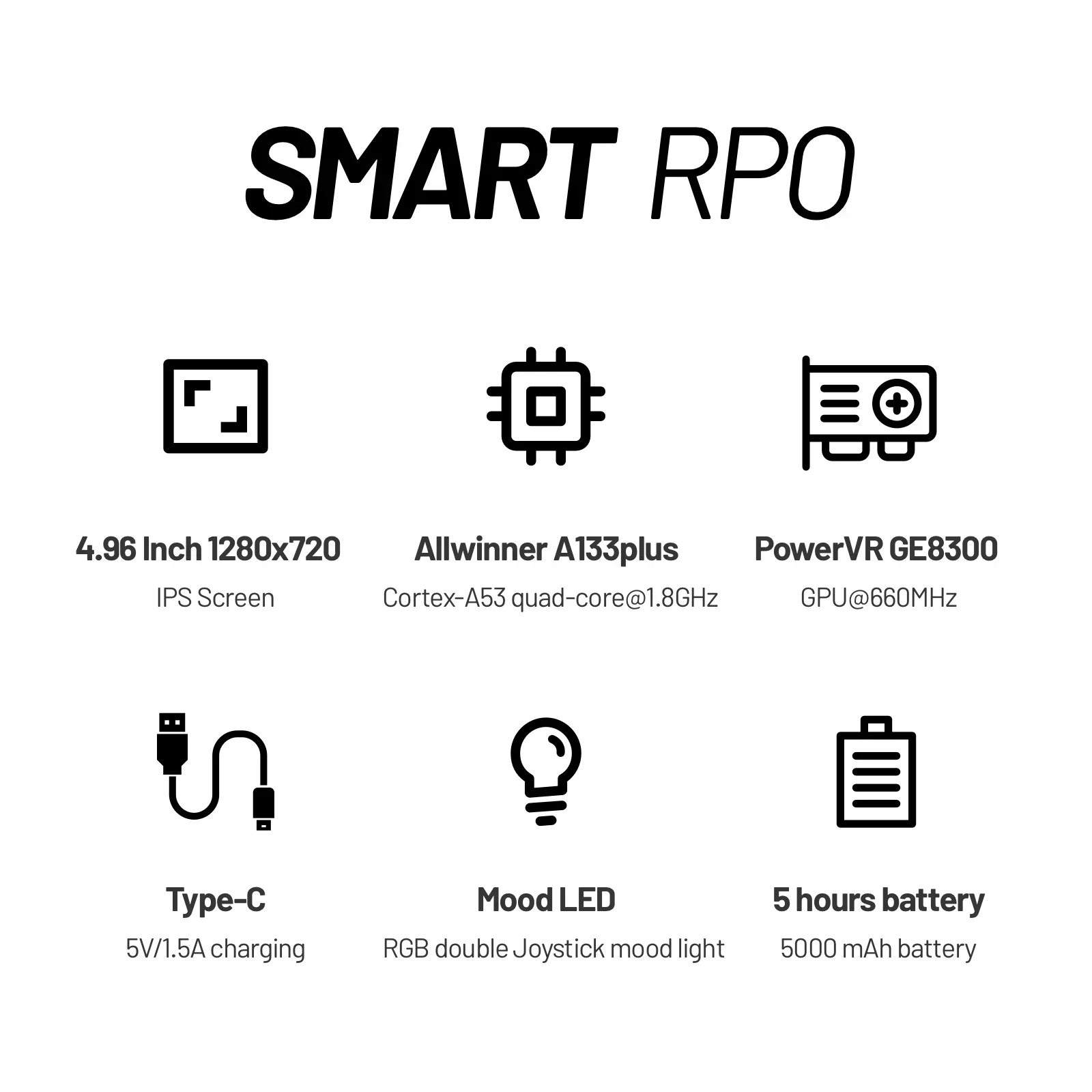 وحدة تحكم الألعاب المحمولة Trimui Smart Pro 4.96 ''IPS - Image 2