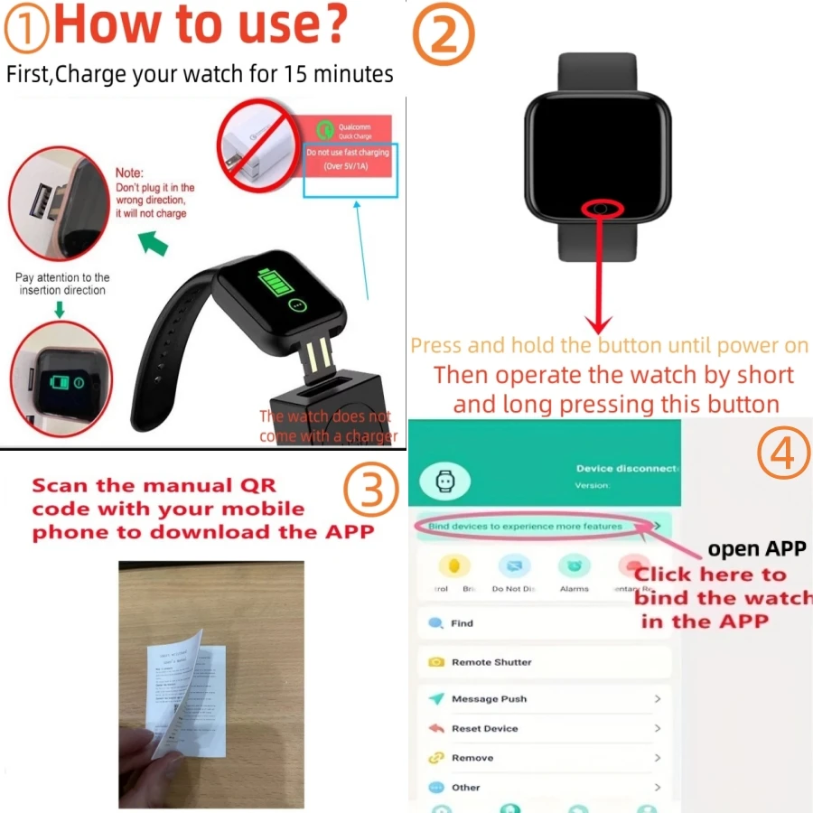 ساعة ذكية 116Plus D13 Y68 الرياضة - Image 2