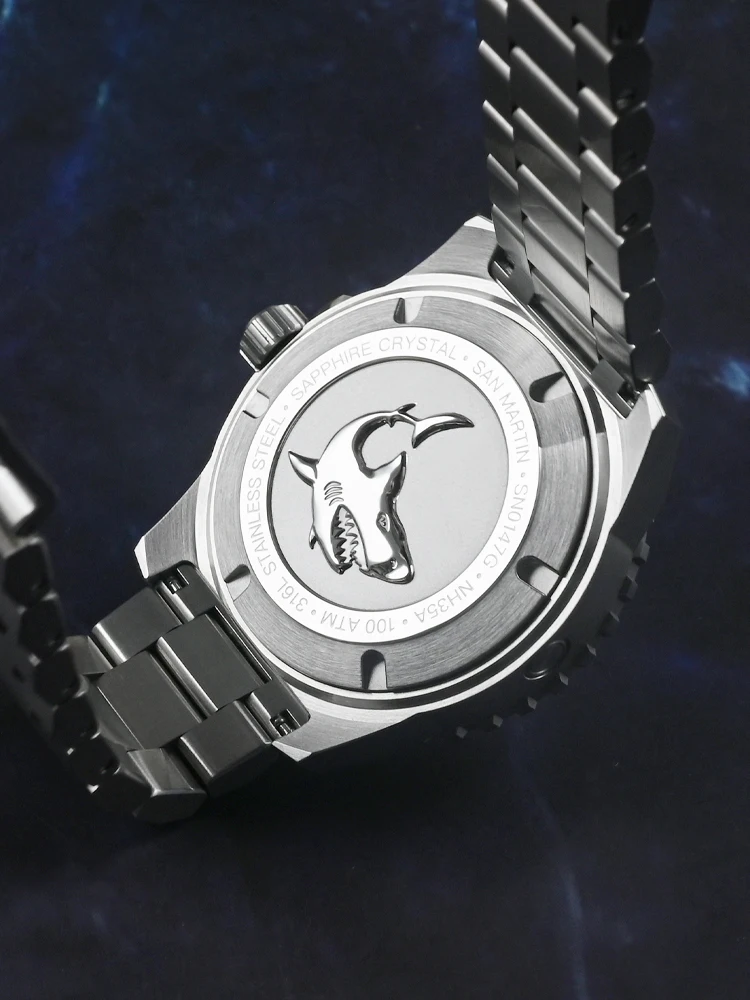 ساعة سان مارتن 1000 متر مقاوم للماء 43 مللي - Image 5