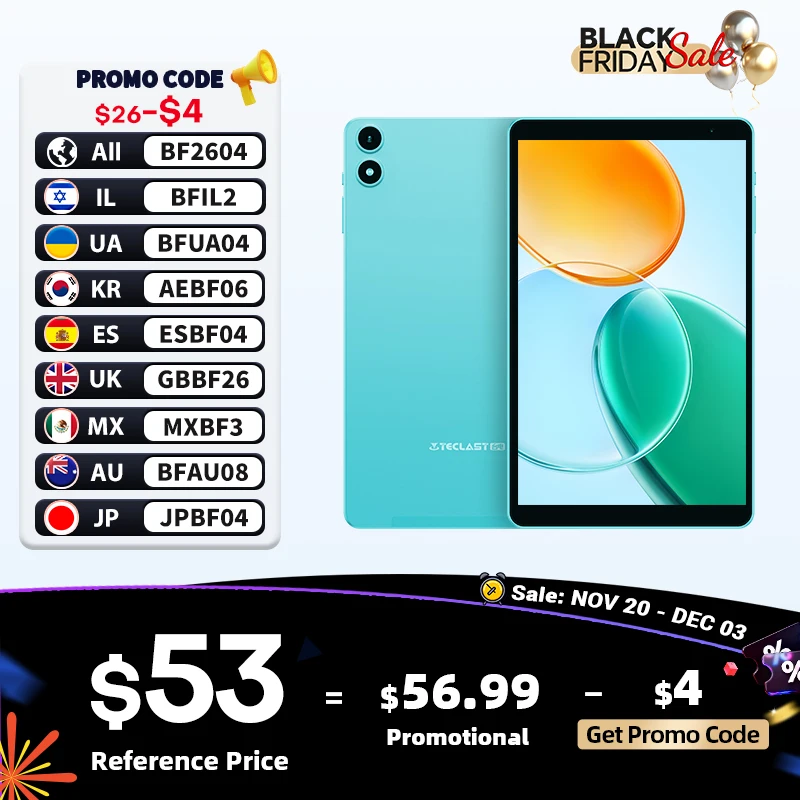 تابلت تيكلاست P85 أندرويد 15 8 بوصة