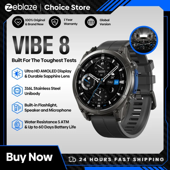 ساعة ذكية Zeblaze VIBE 8