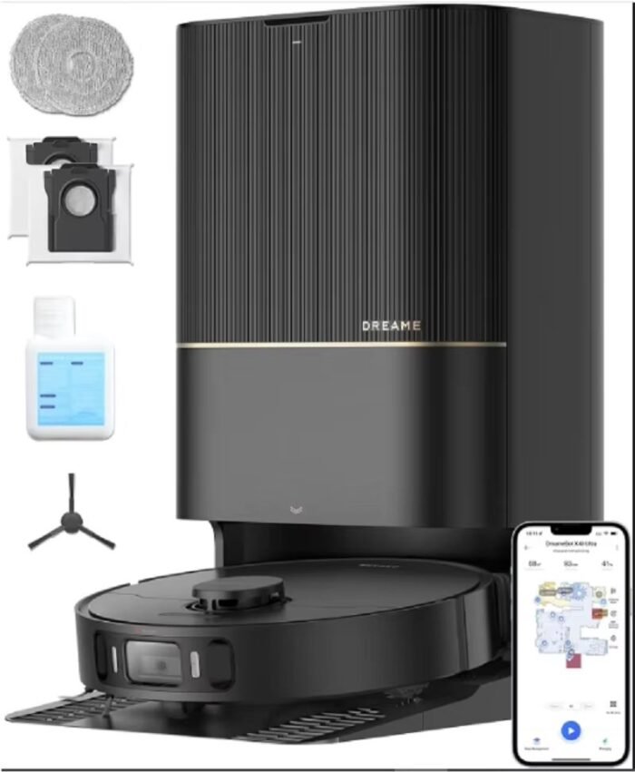 مكنسة وممسحة روبوتية Ultra Dreame X40